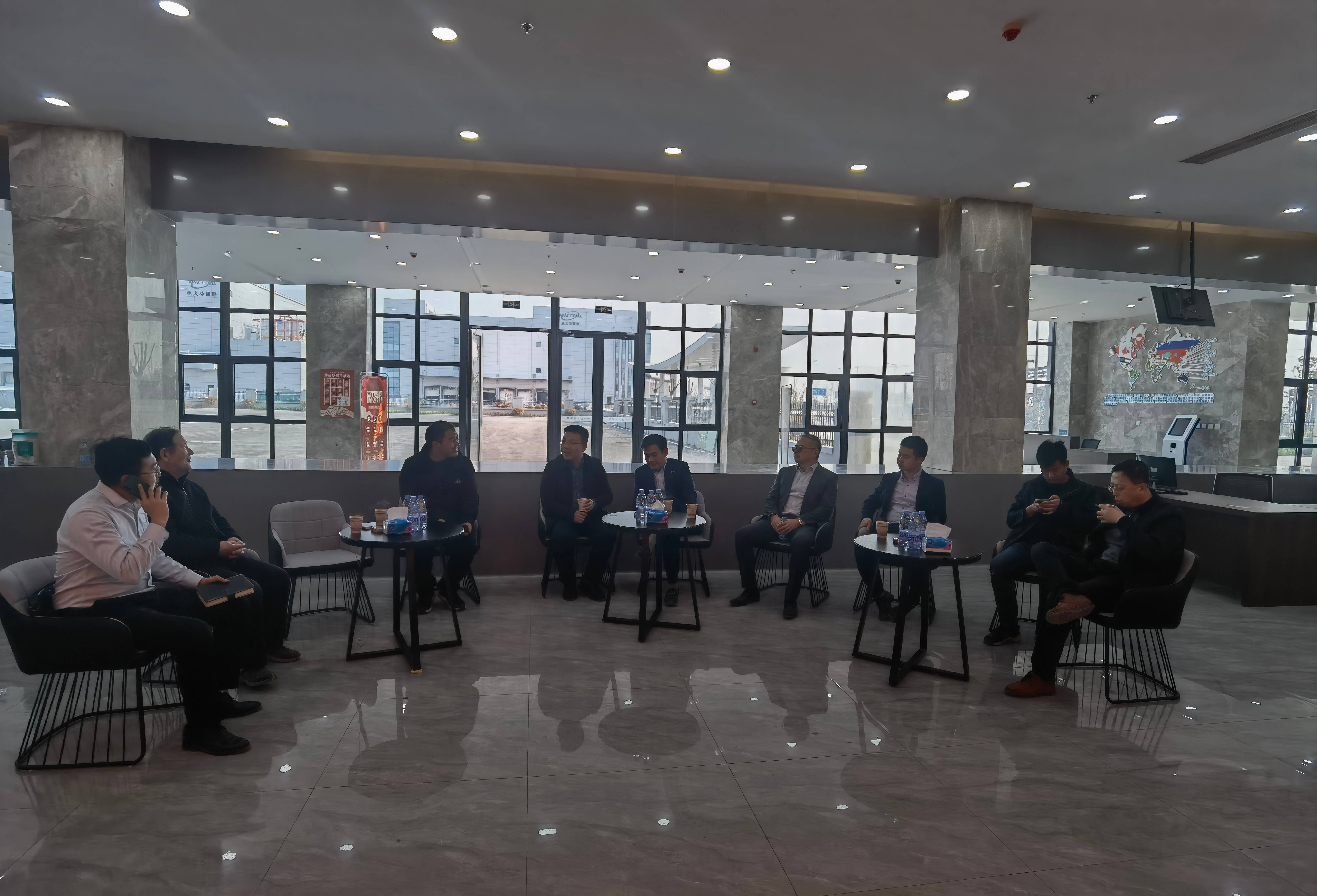 Jiangsu Fangyang Logistics Co., Ltd. visited  ApacCold Xuzhou Airport Cold Chain